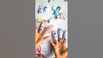DIY Finger puppets for Nativity Storytelling #easycrafts #kidscraft #christmascrafts #nativitycraft