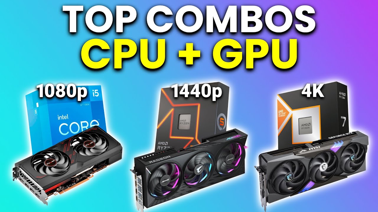 🚨 Los Mejores Combos CPU-GPU para PC Gaming | Mayo 2025 | 1080p, 1440p ...