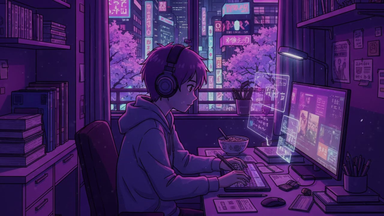 Lofi Study Club - synthwave study