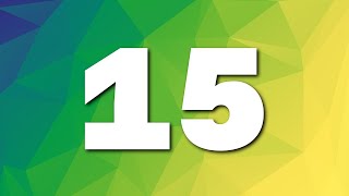 0:15 Low Poly Countdown Timer - Blues, greens, & yellows
