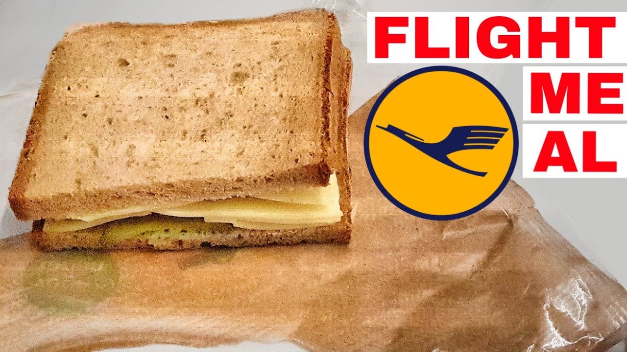 Lufthansa food check Airline flight snack review YouTube
