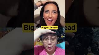 biggest forehead😲#biggest#forehead#funny#trend