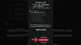 JavaScript - 7 String Methods