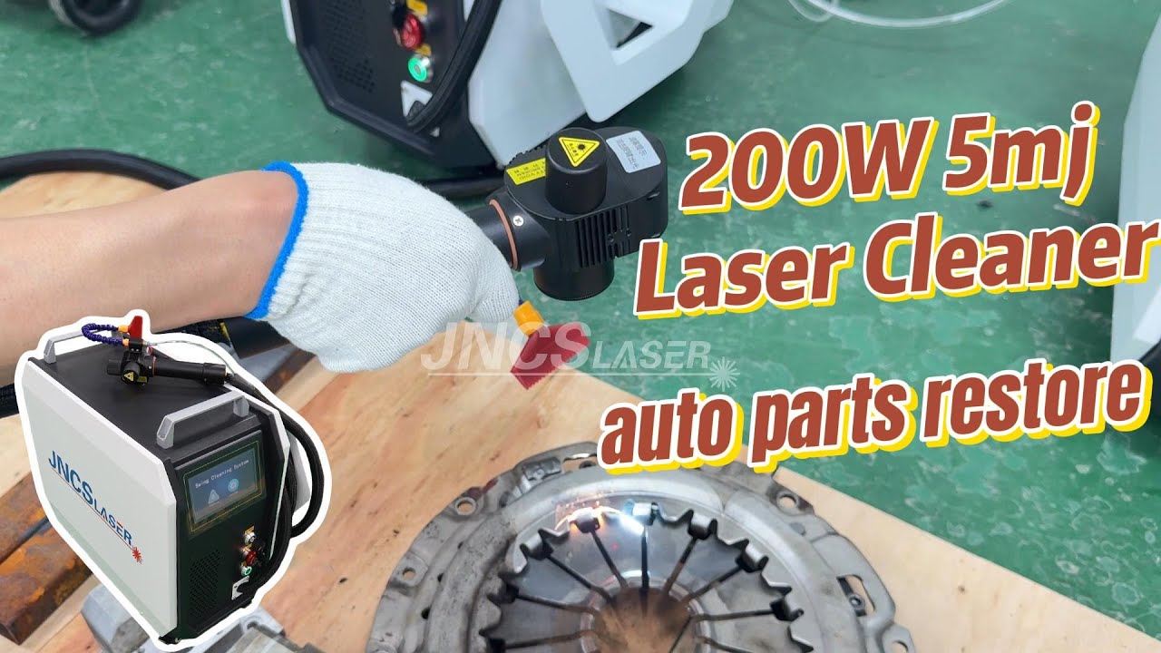 200W 5mj F210 130*130mm Pulse Fiber Laser Cleaning Machine Oil Rust Coatings Cleaning