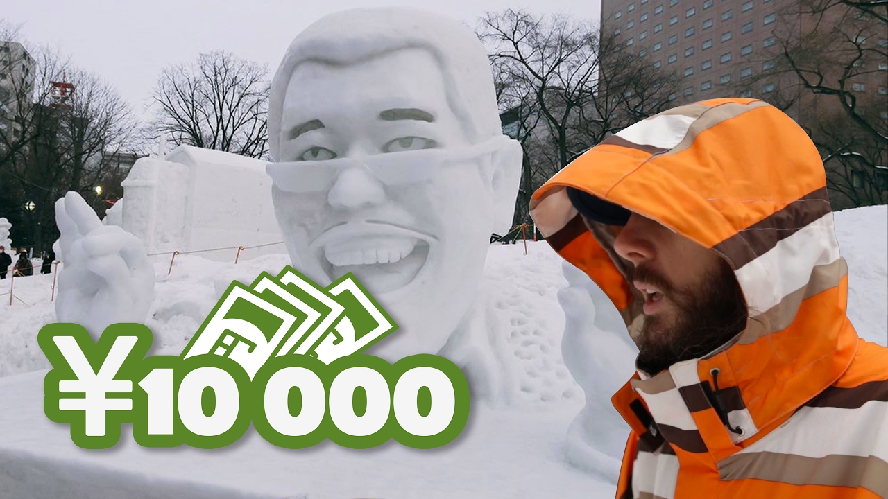 10 000 Yens à Sapporo (spécial festival de la neige)