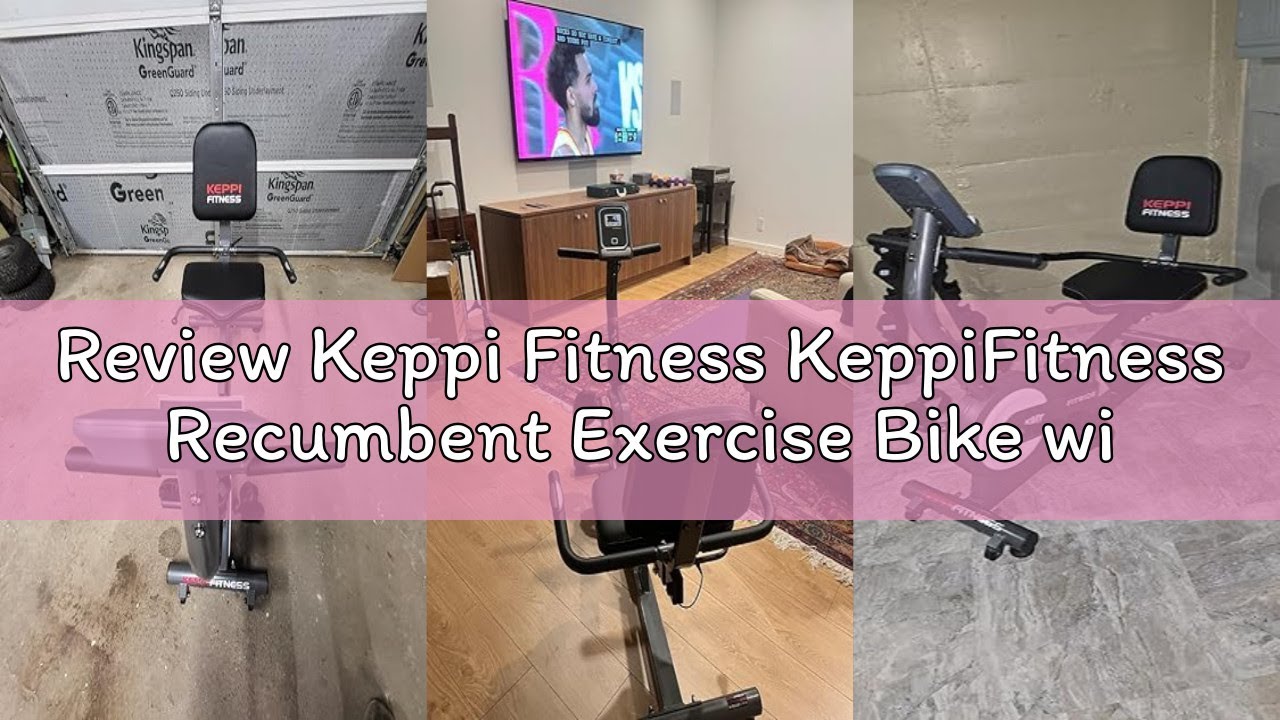 Review Keppi Fitness KeppiFitness Recumbent Exercise Bike with 8 Levels Magnetic Resistance for Card