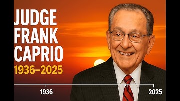 Remembering Judge Frank Caprio (1936–2025) | A Legacy of Kindness & Justice
