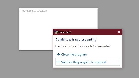 [FIX] Dolphin Emulator Black Screen on game launch, blank Critical error, non-responsive