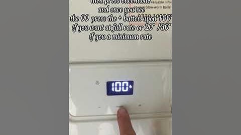 SERVICE MODE Glowworm ESSENTIAL 28c