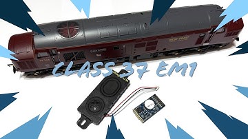 Fitting An EM1 Speaker Into A Bachmann Class 37, For The Ultimate Class 37 Sound!
