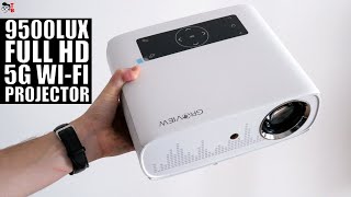 GROVIEW 9500L Detailed REVIEW: Native 1080P 5G Wi-Fi Projector!