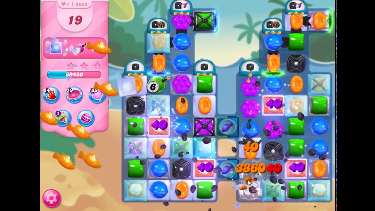 Candy Crush Saga Level 8838 - NO BOOSTERS | SKILLGAMING ✔️ - YouTube