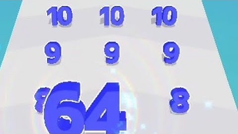 Number Merge Run Mast er 3D New update Gameplay Level 500