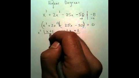 Moya Math Algebra 2 (Solving Cubics Using BAM-BAM and DOTS)