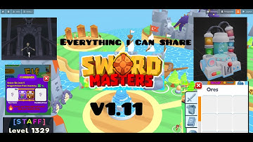 Swordmasters.io Update V1.11 -  All the info can share.
