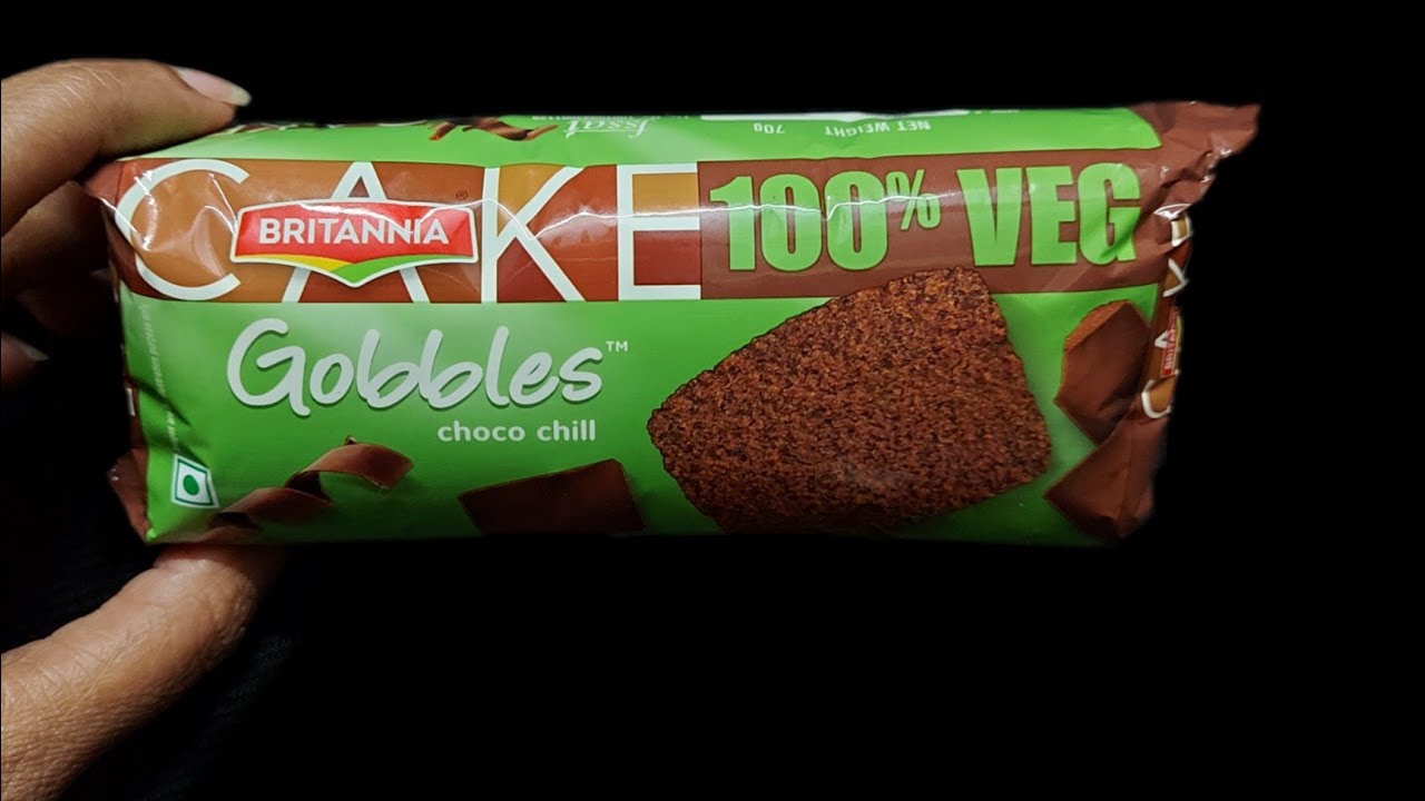 Britannia gobbles cake / 100 veg / cake / choco chill YouTube