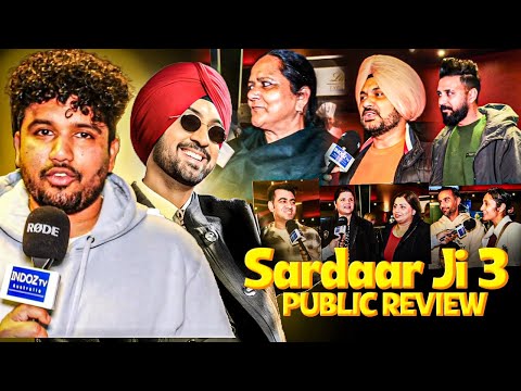 Public Reaction on Sardaar Ji 3 | Diljit Dosanjh Movie Hit or Flop? || #diljitdosanjh #haniaamir