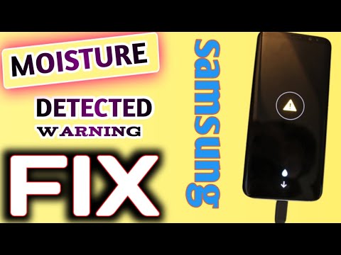 How To Fix Moisture Detected Error On Samsung A8 NOTE 8 S8 S9 S10 NOTE 10