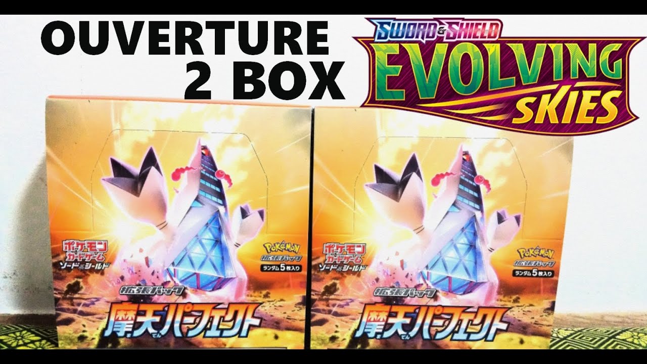 [Ouverture]  2 Box Evolution Céleste - Enfin du Restock en vue !! - Cartes Pokemon version japonaise