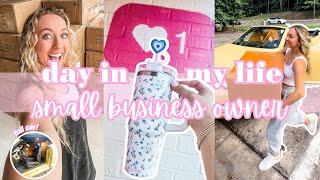 SMALL BUSINESS OWNER VLOG: unboxing, shipping debacles, new products!