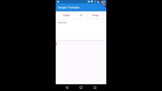 Google Translator - Flutter