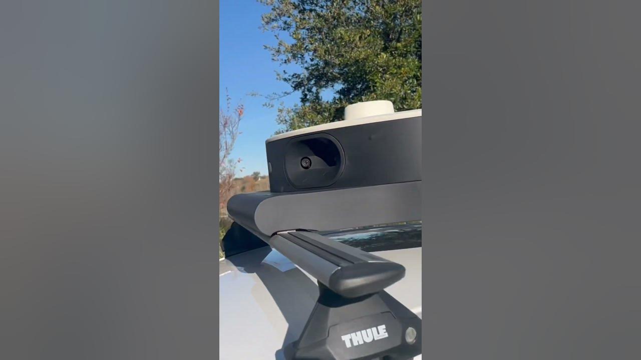 Can anyone identify this unusual car with a large camera on top? (There are no markings on - Can anyone identify this unusual car with a large camera on top? (There are no markings on the car )
