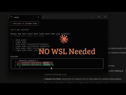 How to install Claude Code on Windows | No WSL needed