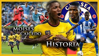 Ni Kevin De Bruyne ha podido frenarlo | Moisés Caicedo 🇪🇨 Historia