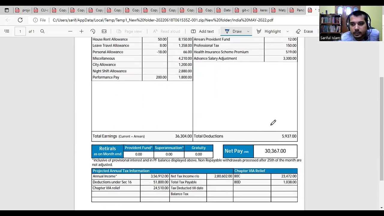 tcs-salary-slip-how-tcs-salary-of-3yrs-experience-youtube
