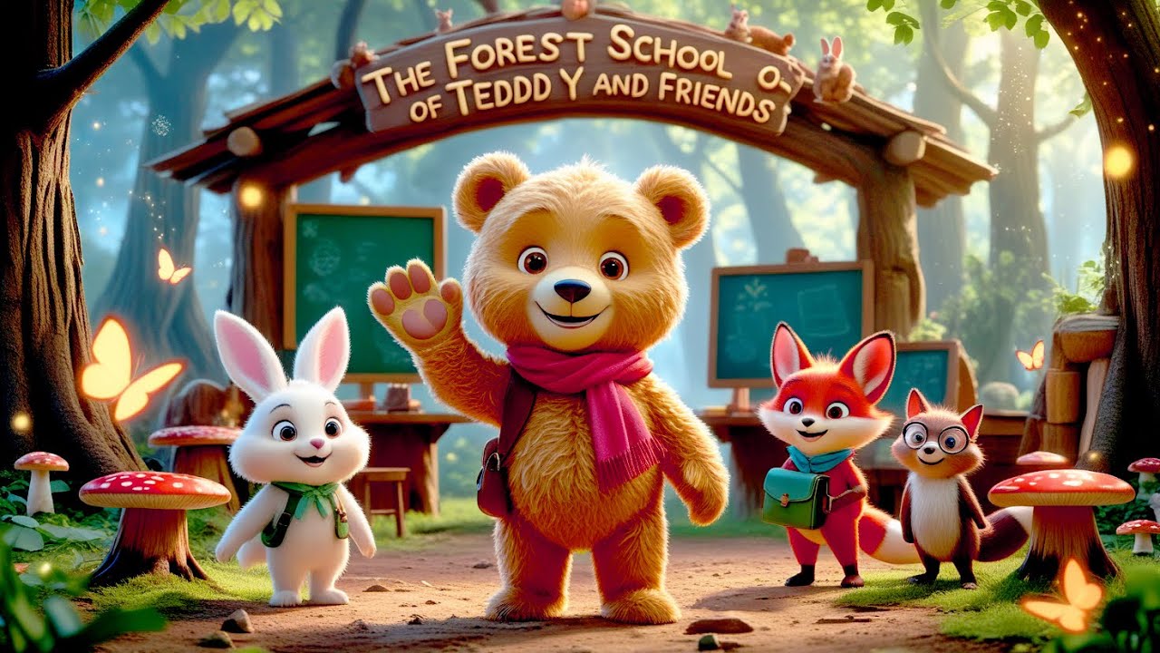 The Forest School of Teddy and Friends | Fun Learning Adventure for Kids | GiggleMoo