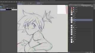 CLIP STUDIO PAINT (CSP)  |(NSFW) POKEMON TRAINER SWIMSUIT | HOT GIRL SUMMER ANIME EDITION |ART LI...