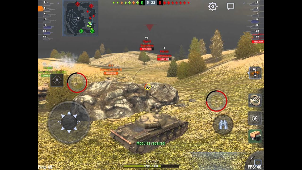 gaming logo Obj140 2 Kills Rank 3 - World of Tanks Blitz