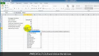 How to Create a Mortgage Calculator With Microsoft Excel screenshot 5