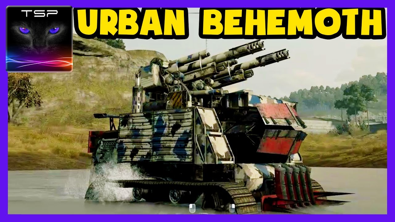 Crossout #3 - URBAN BEHEMOTH - Custom Tank with Dual 100mm Cannons