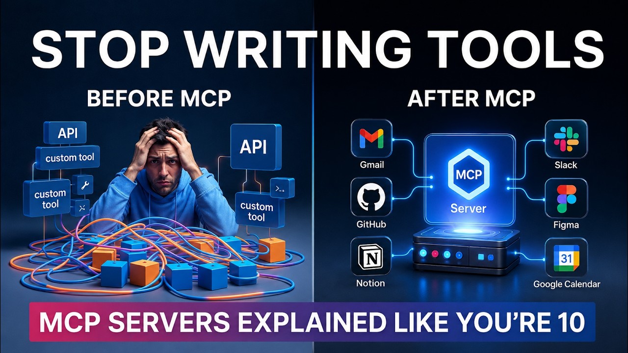 What are MCP Servers? Explained like you're 10 years old - YouTube