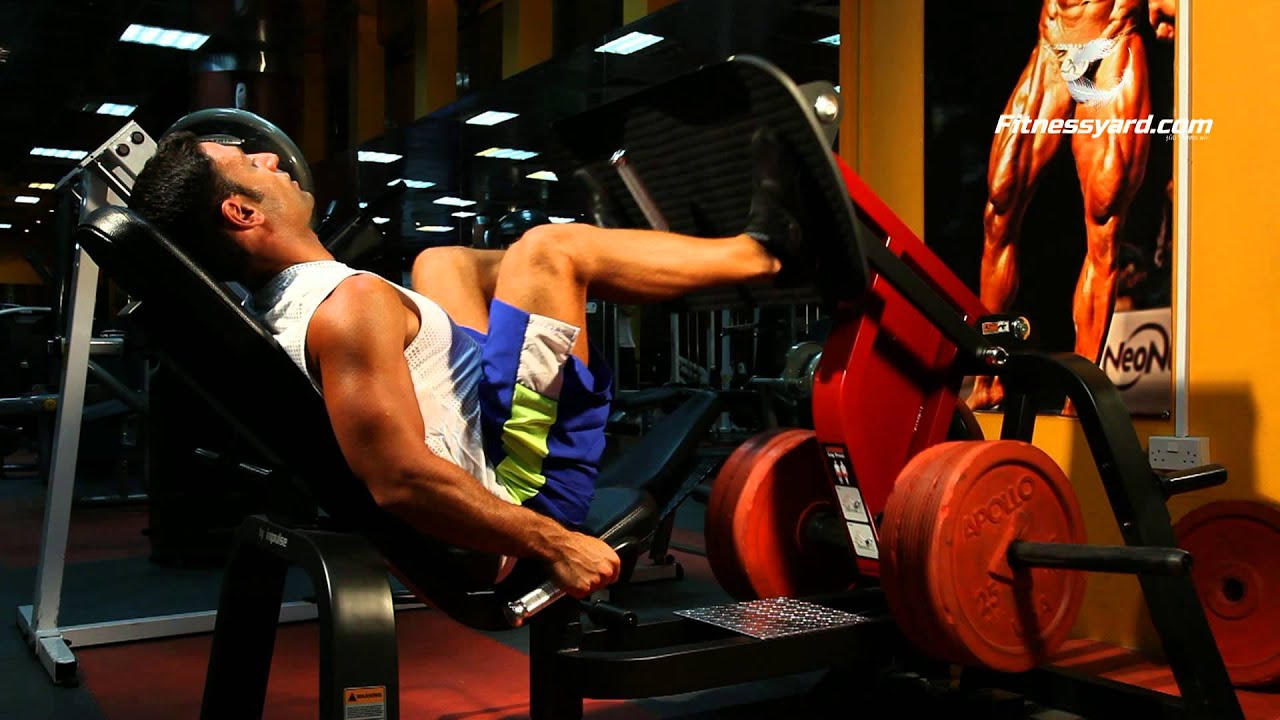 Quadriceps Exercises -- Sled 45° Leg Press - YouTube