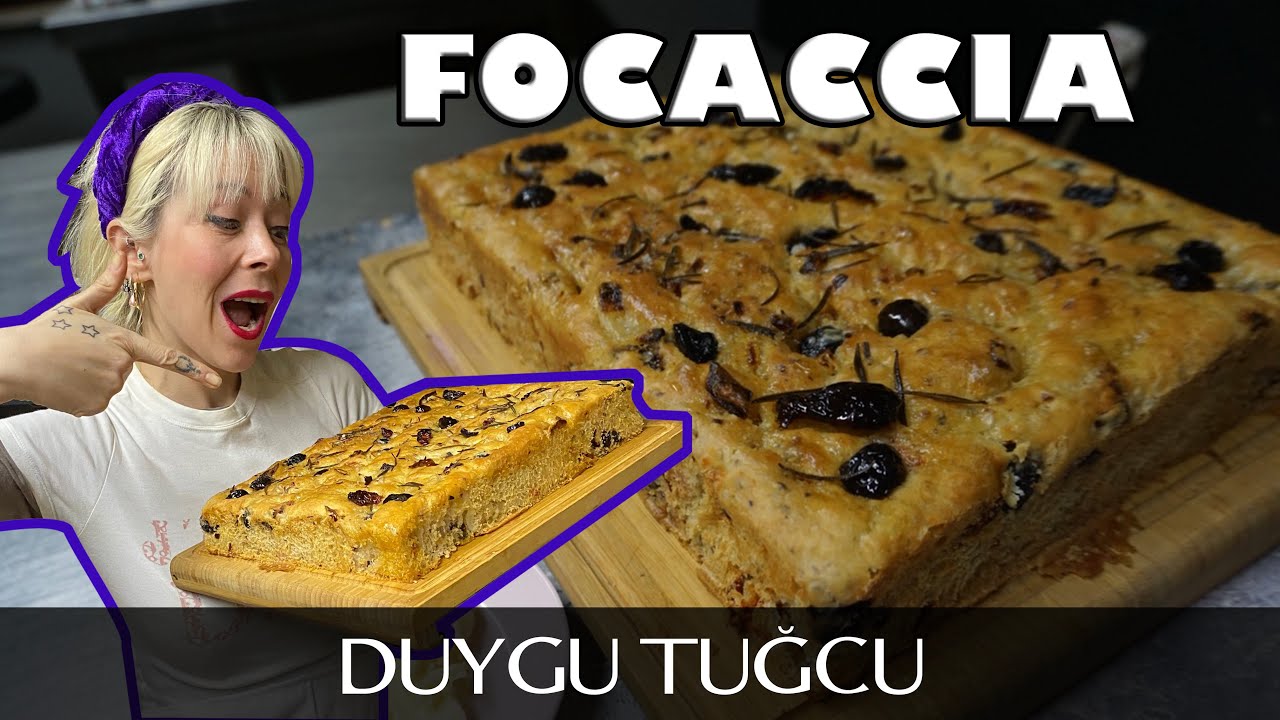 Focaccia Ekmeği Tarifi 🇮🇹🍞| MUHTESEM VE LEZZETLİ TARİF 🍞 | Chef Duygu Tugcu