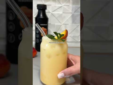 Персиковый лимонад #food #recipe #асмр #еда #коктейли #рек #реки #reels #shorts #video #фудблог #пп