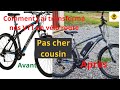 Comment j&#39;ai transformé nos vélos décathlon pour &quot; pas cher cousin &quot; environ 100€ d&#39;accessoires .