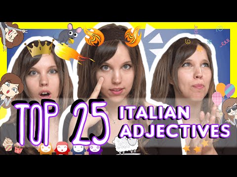 Top 25 Must-Know Italian Adjectives