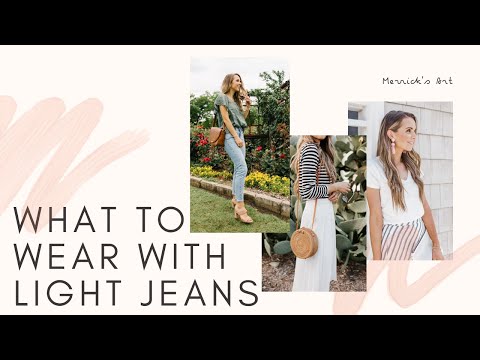 How To Wear Light Wash Jeans 