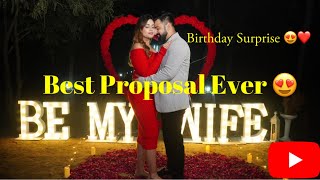 Finally Propose Kardiyaa 💍 Wedding Date Reveal 🧿 #propose #marriageproposal #surprise #birthday