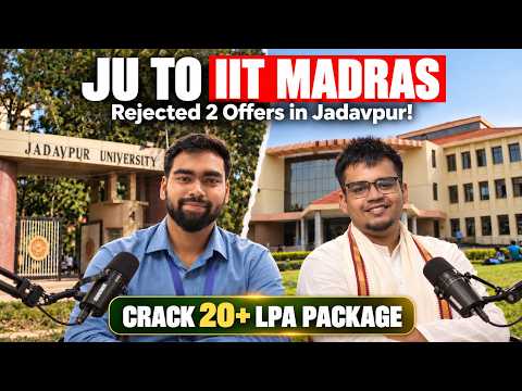 He Rejected BTech Jobs for IIT Madras... AND got 20+ LPA!