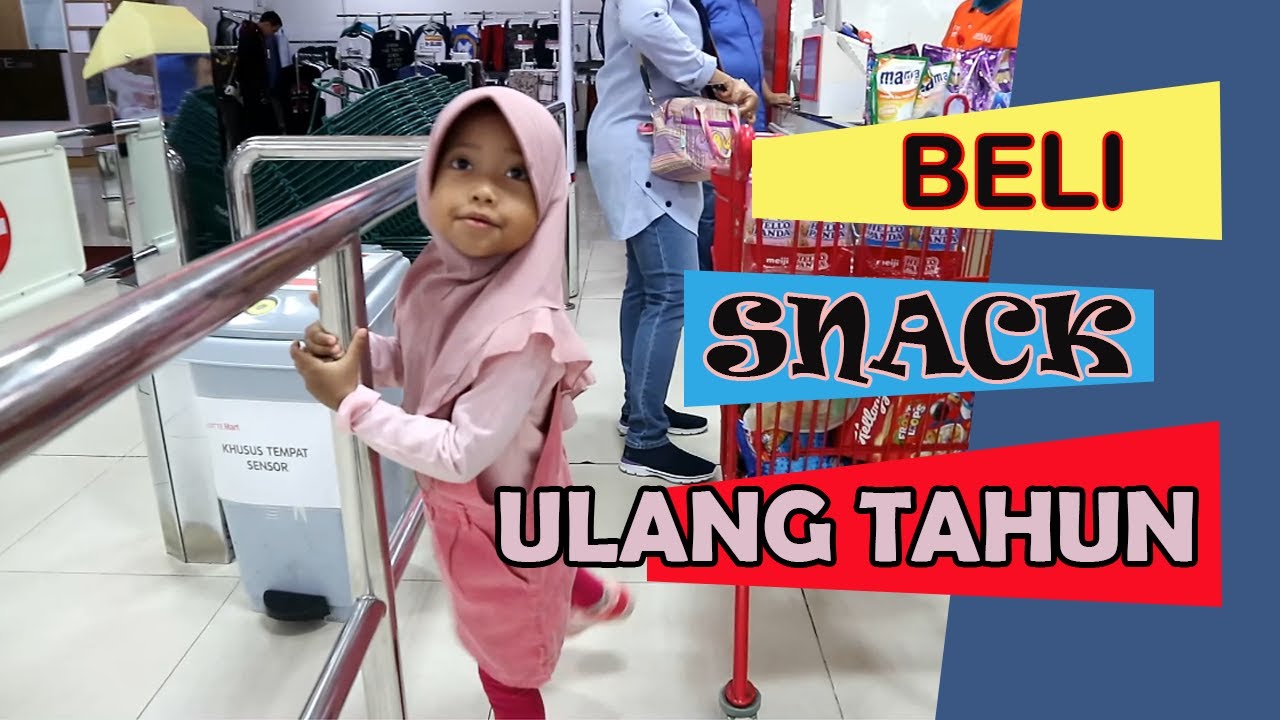 Airin Belanja Snack Dan Susu Buat Persiapan Ulang Tahun Di Sekolah | Video Anak Bermain