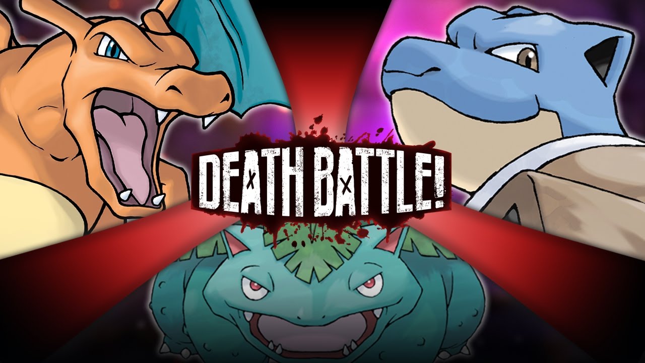 blastoise vs charizard full battle