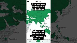ALMOST THERE 148/150 SUBS!#shortsfeed #map #geography #fypシ #viral #asia #mapchart #150subs #shorts