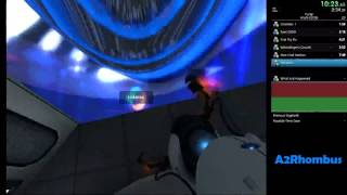 Portal OoB Speedrun in 15:46