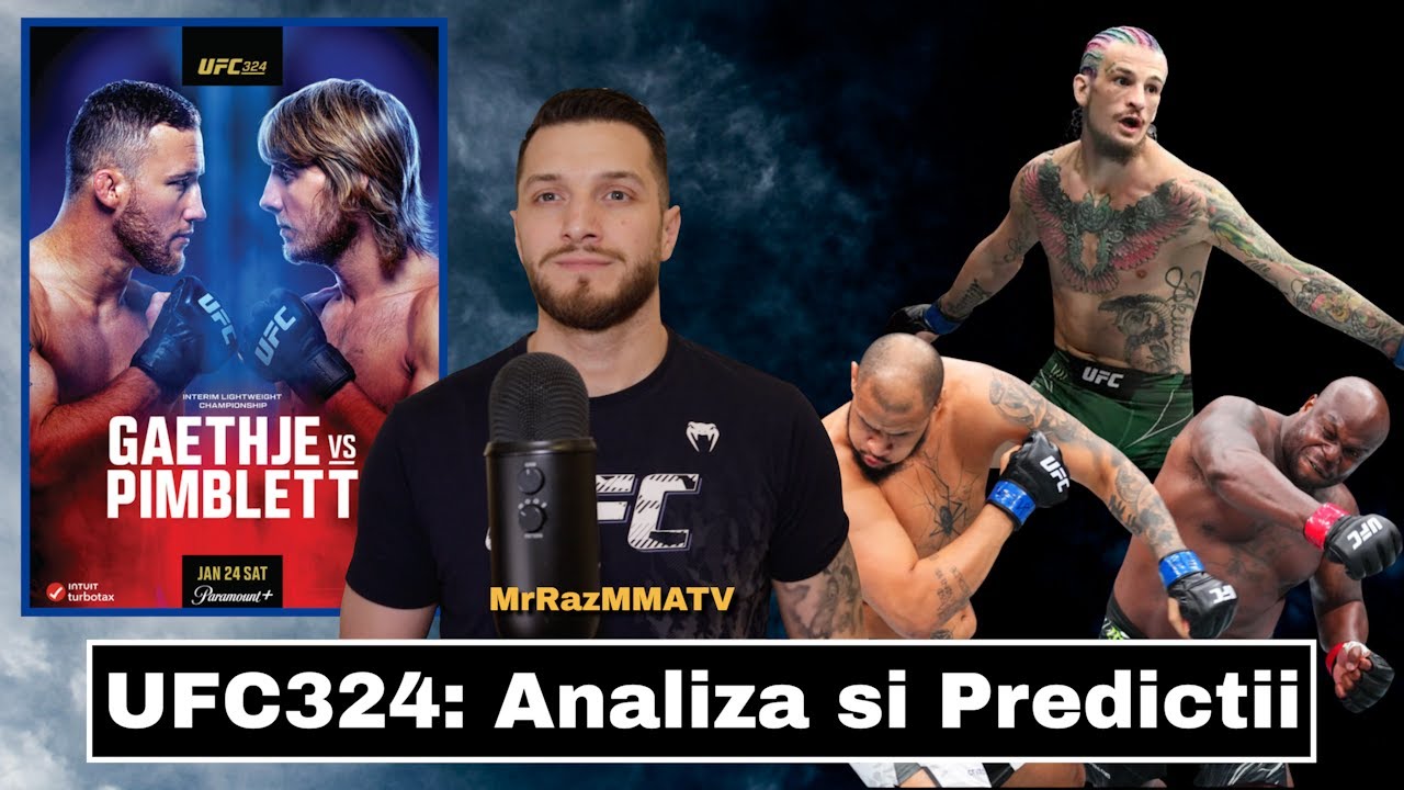 UFC324: Analiza si Predictii | MMA revine in 2026💥 Gaethje, Paddy, O ...