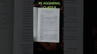 Rs Agarwal class 9 book download pdf #rsaggarwal