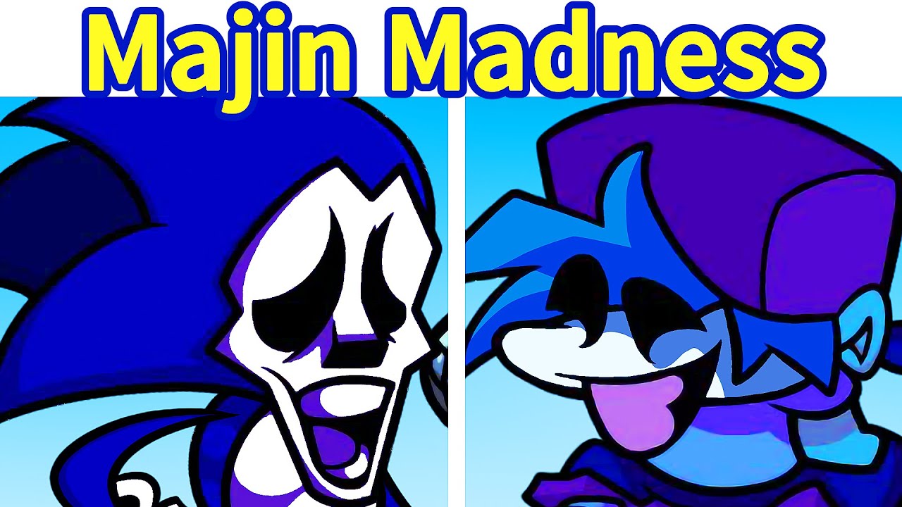 Friday Night Funkin': Majin Madness (VS Majin Sonic) FULL WEEK [FNF  Mod/HARD] Sonic.EXE Creepypasta 